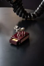 Geyik Figürlü Dekoratif Kibrit Kutusu - Görsel 4