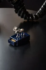 Geyik Figürlü Dekoratif Kibrit Kutusu - Görsel 2