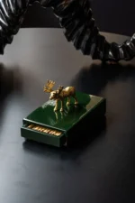 Geyik Figürlü Dekoratif Kibrit Kutusu - Görsel 5